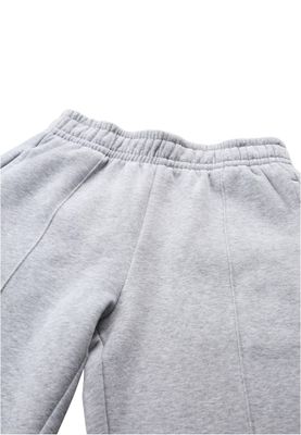 Byxor för barn med fluffy Pintuck – ljusgrå melange