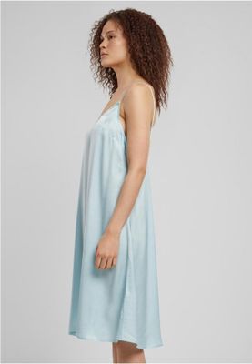 Slip dress in viscose satin