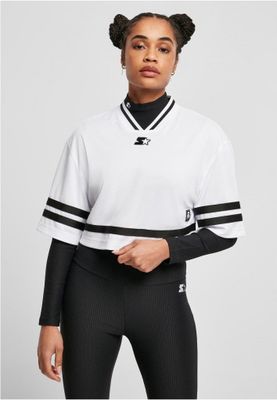 Ladies Starter Cropped Mesh Jersey