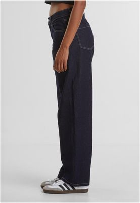 Jeans för dam oversize – rinse washed
