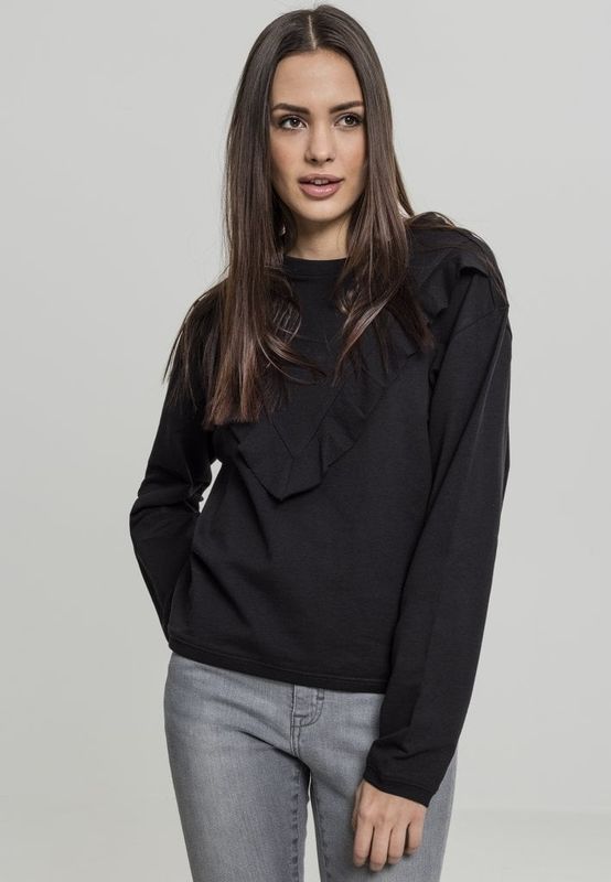 Sweatshirt med lang body