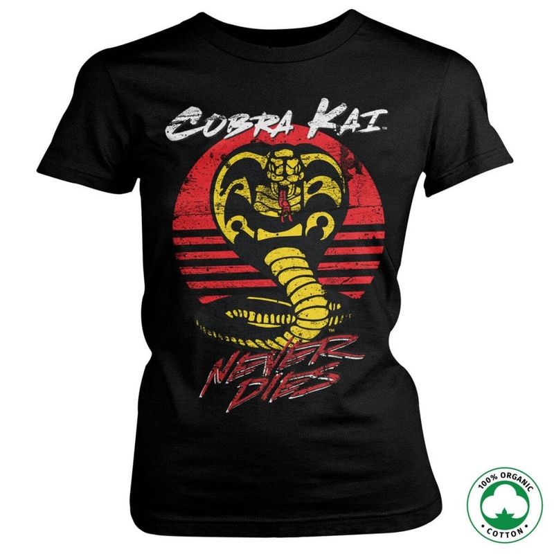 Cobra Kai Never Dies Organic Girly Tee