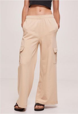 High waisted cargo style trousers for women