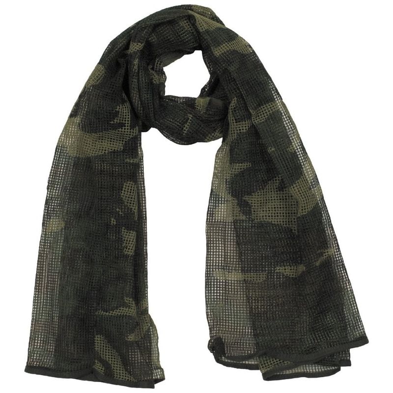 Net sjal scrim tørklæde woodland