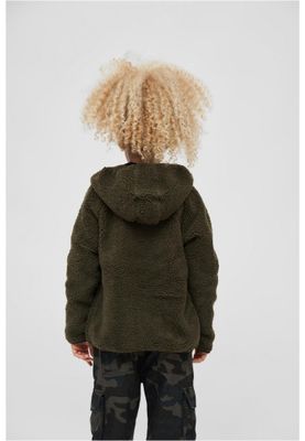 Olive teddy jacket - Kids