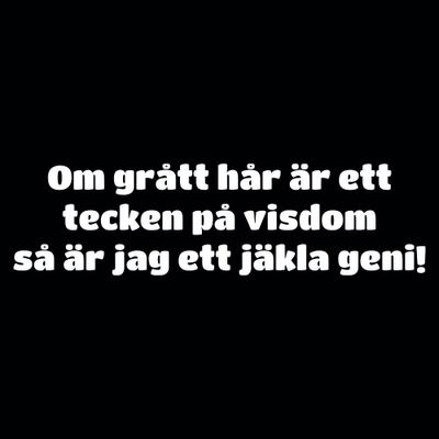 Grått hår T-shirt