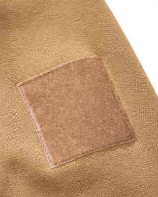 Ficka bröst, dragkedjor på ärmar Tactical Sweat Jacket Huvtröja för herr - camel