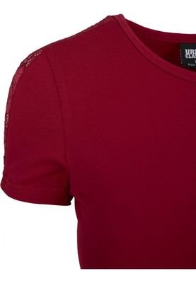 T-shirt with lace edge ladies