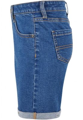 Girls Organic Stretch Denim 5 Pocket Shorts