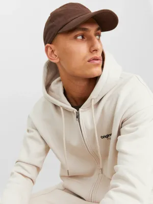 Ziphoodie med 3D-logga