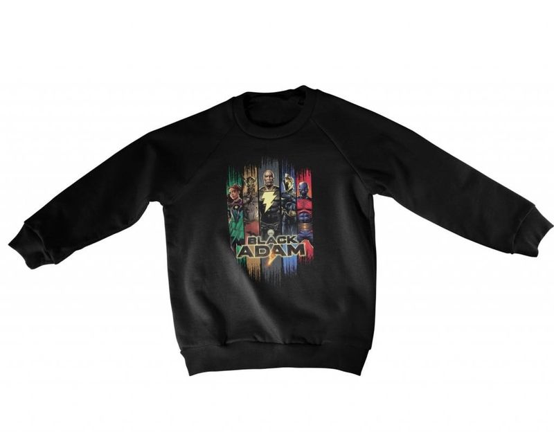 Black Agirly Characters Kids Sweatshirt