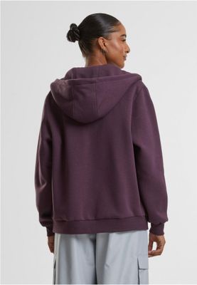 Ladies Fluffy Zip Hoody