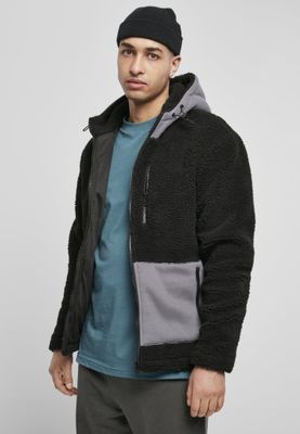 Hoodie with teddy fabric men
