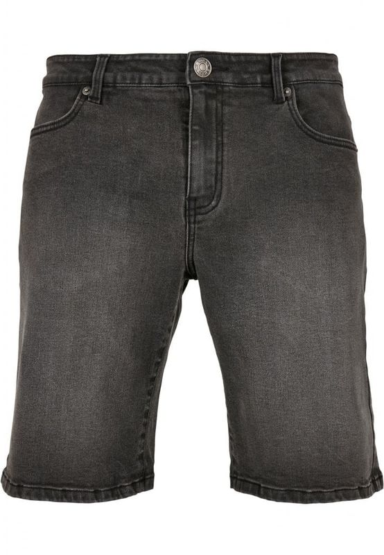 Jeansshorts afslappet pasform til mænd