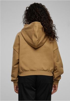 Ladies Cropped Heavy Hoody