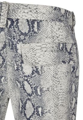 Snake patterned shorts men