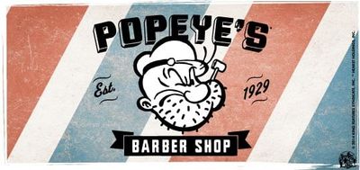Popeyes Barber Shop kaffemugg