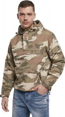 Wind jacket with fleece lining camouflage