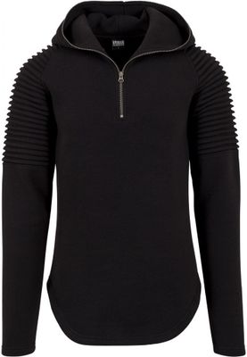 Pleated hoodie