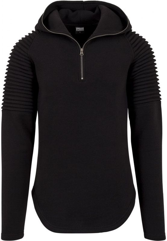 Pleated hoodie