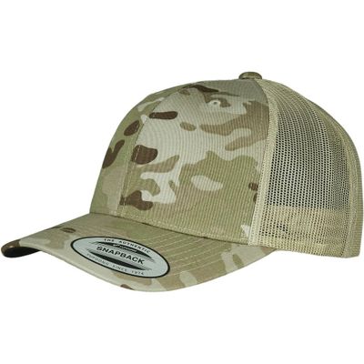 Camouflage trucker cap
