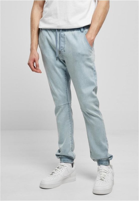 Jeans med elastik i taljen til mænd