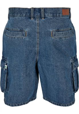 Organic cargo shorts in jeans for men