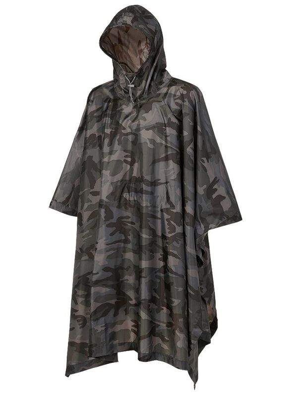 Regn poncho camouflage