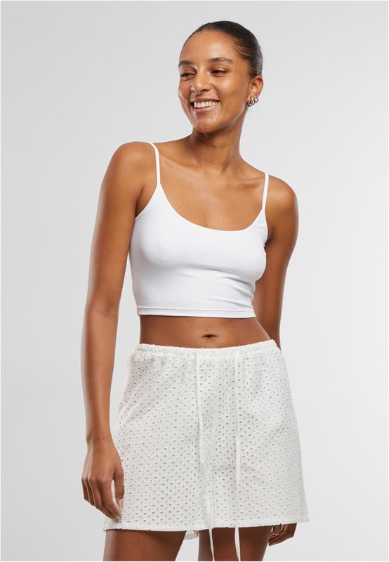 Chic Cropped T-shirt med Låg Ryggringning