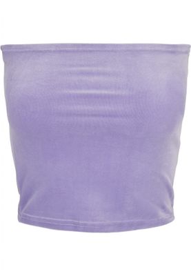 Ladies Short Velvet Tube Top