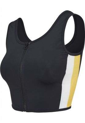 Sport top with zipper ladies
