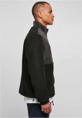 Patched Sherpa Jacket