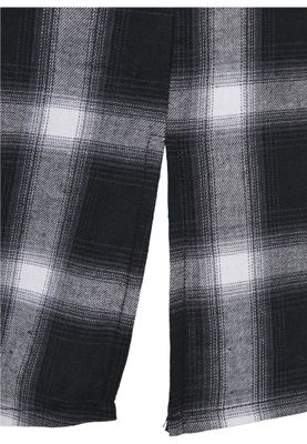 Checkered short shirt dress