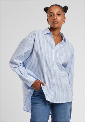 Oversized Randig Blus för Kvinnor