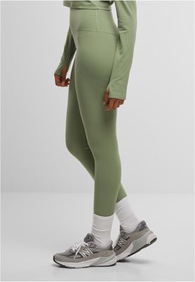 Sportleggings för damer med bred midja och slimmad passform