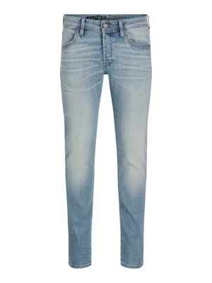 Ljusblå slim fin jeans med stretch - GLENN