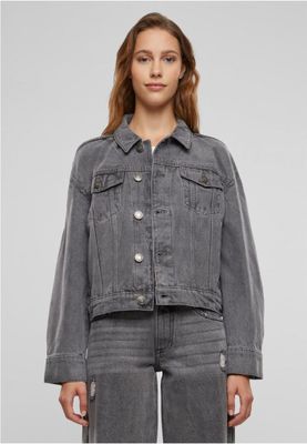 80s oversized denim jacket - women's
