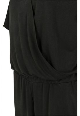 Black jumpsuit lady plus size