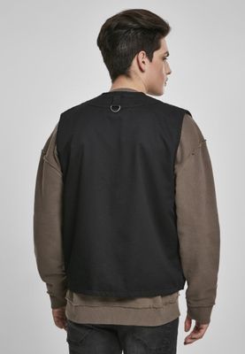 Worker vest cotton fabric