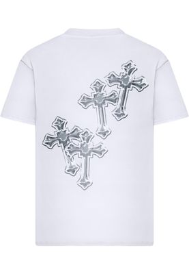 Six Crosses T-shirt – vit