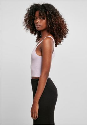 Ladies Cropped Knit Top