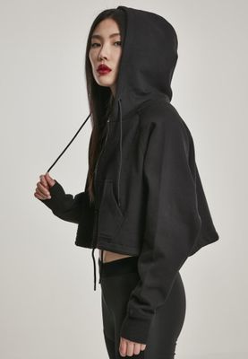 Kort hættetrøje i overdimensioneret model lady