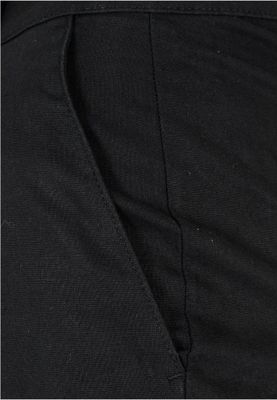 Mixed linen trousers with high waist for women