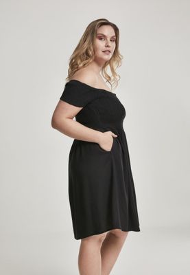 Short dress whit smock plus size