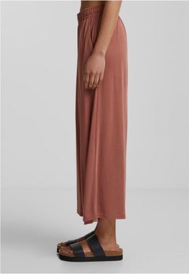 Women's terracotta modal culottes