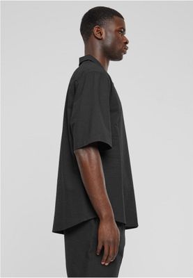 Relaxed Seersucker Short Sleeve Shirt