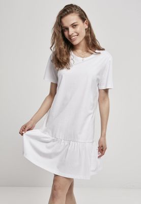 Short dress with ruffles
