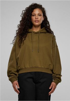 Ladies Cropped Heavy Hoody