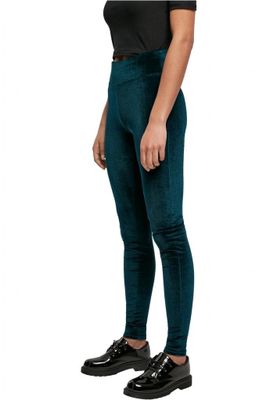 Ladies High Waist Velvet Leggings