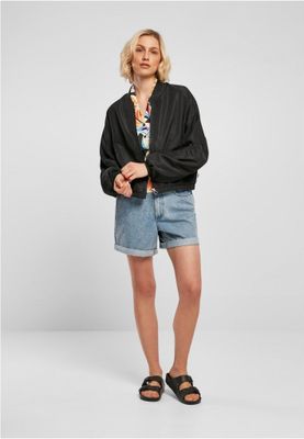 Ladies Recycled Batwing Bomber Jacket